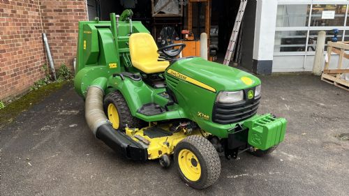 John Deere X748 Diesel Lawn Tractor with 54 for sale