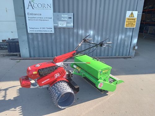 New Mumby Charriot pedestrian seeder for sale