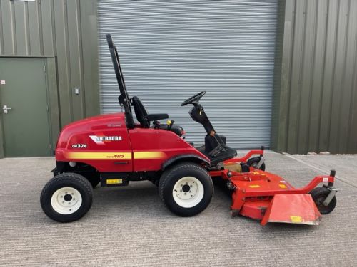 SHIBAURA CM374 OUTFRONT MOWER WITH DECK & BLOWER for sale