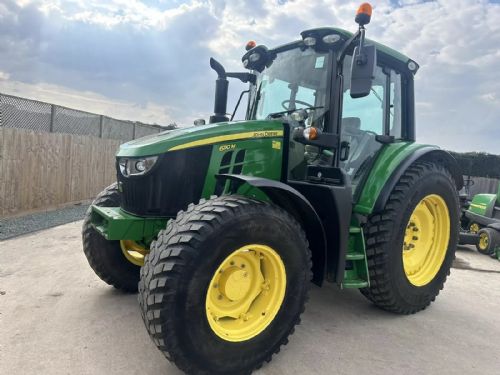 2020 (70 PLATE) JOHN DEERE 6110M 110HP 4WD TRACTOR WITH 2 SETS OF TYRES for sale