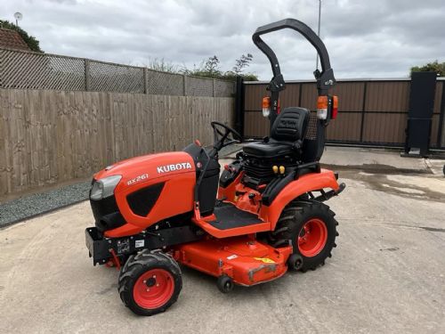 2019 KUBOTA BX261 COMPACT TRACTOR DIESEL 4WD WITH LAWN MOWER DECK- 323 HRS for sale