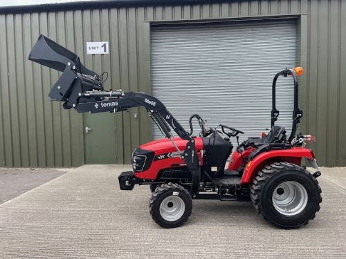 VST Fieldtrac 929 Compact Tractor & 4 In 1 Front Loader Industrial Tyres for sale