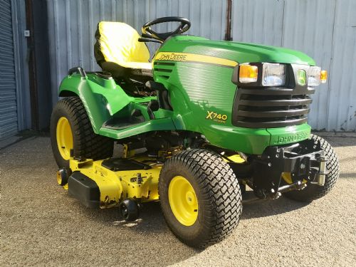 John Deere X740 Diesel Ride on Mower for sale