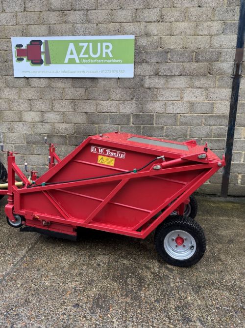 DW Tomlin RC120 tractor trailed PTO driven sweeper collector for sale