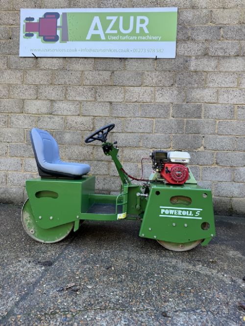 Poweroll 5 Ride On cricket turf roller for sale