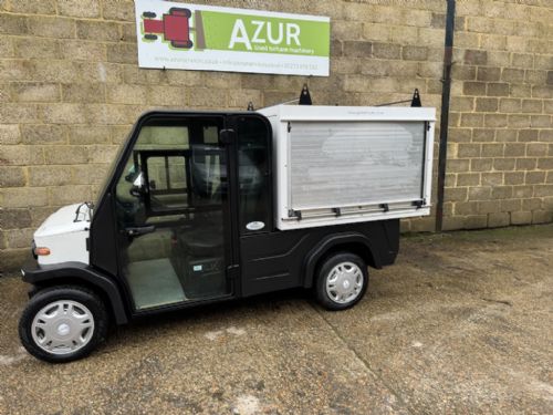 Electric truck LT-S2.DCH with a 48v system and box van with side roller shutter door for sale