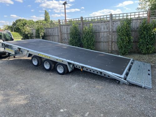 New Woodford Flatbed 18'x7'3 Tilt Car Trailer Transporter Tiltbed 3.5T 6181+VAT for sale