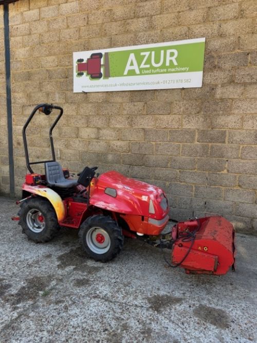 McCormick G25 compact tractor with a 1m out front flail for sale