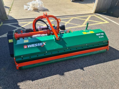 Wessex WFM-220 Tractor flail mower c/w Hydraulic Side Shift for sale