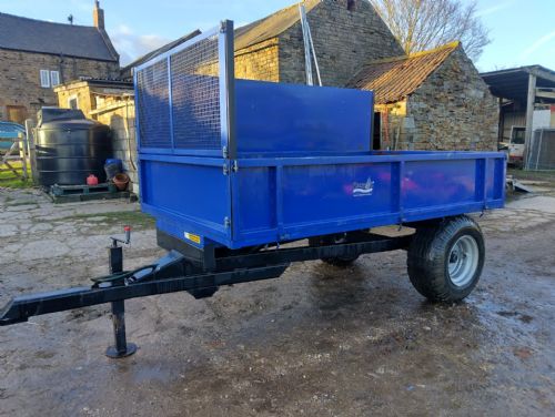 3.5 tonne Ton tipping trailer with side extensions for sale