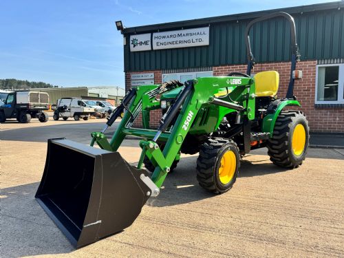Low 77 Hours-John Deere 2320 Compact Tractor with Lewis 25QH Loader  for sale