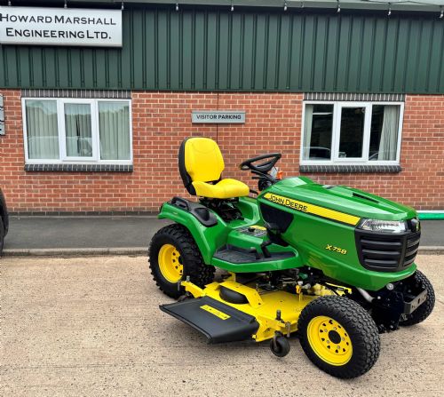 John Deere X758 Ride On Mower for sale