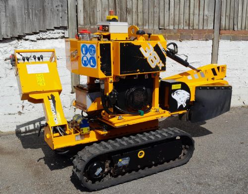 Predator 38X Stump Grinder with variable width tracks, very good condition for sale