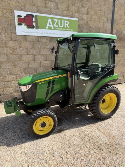 John Deere 2036R 37hp Compact Tractor with Cab for sale