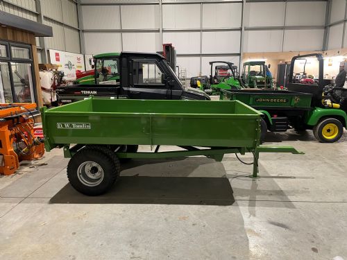 D W TOMLIN SH200 HYDRAULIC TIPPING AMENITY TRAILER for sale